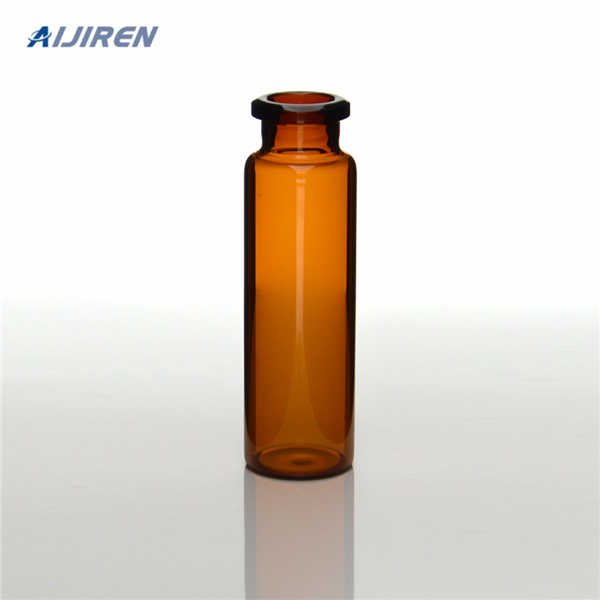 100Pk Amber Glass Crimp Neck Headspace Vial Oem-Aijiren 